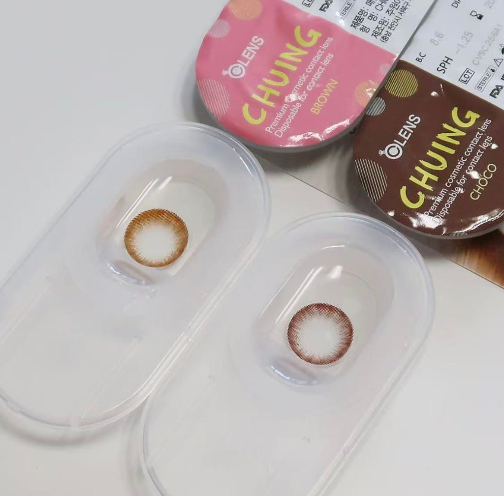 <2盒$115>｜韓國Olens Chuing Brown月拋2片裝