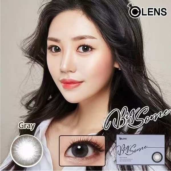 韓國休假活動｜韓國Olens BigSome Gray月拋2片裝