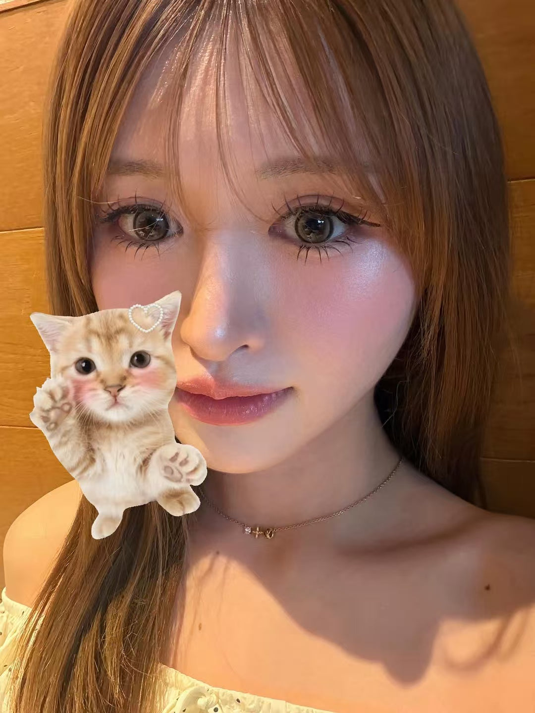 3盒$447｜韓國Hapa Kristin Cat Titude Lady Beige月拋2片裝