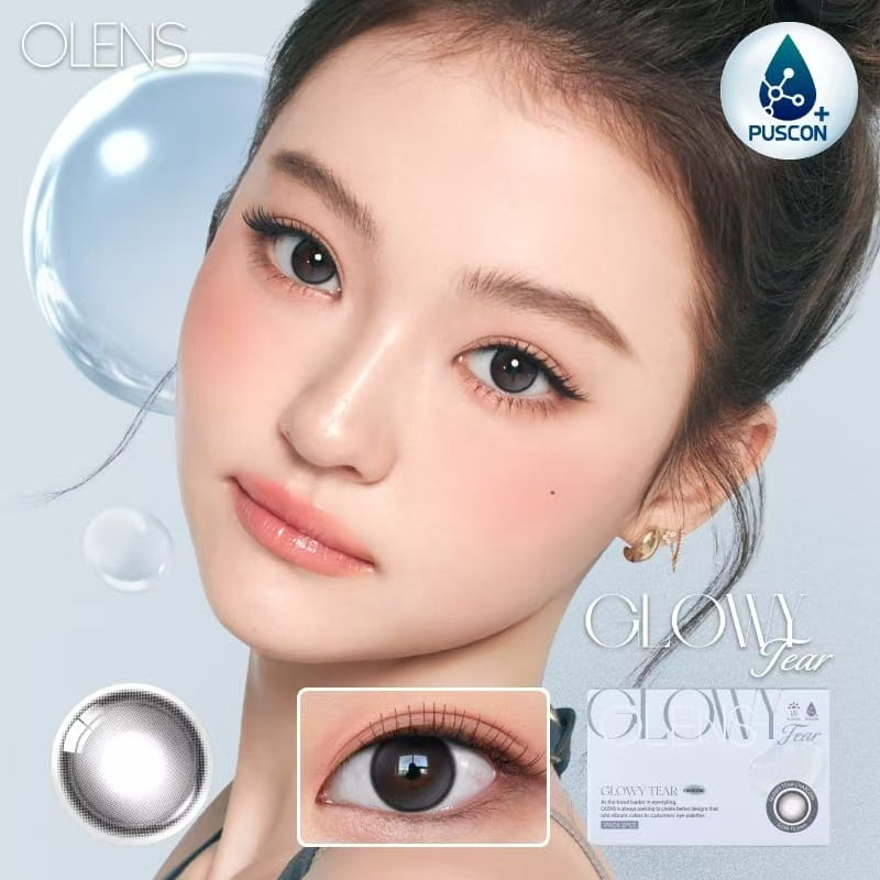 <2盒$195>｜韓國Olens Glowy Tear Charcoal月拋2片裝