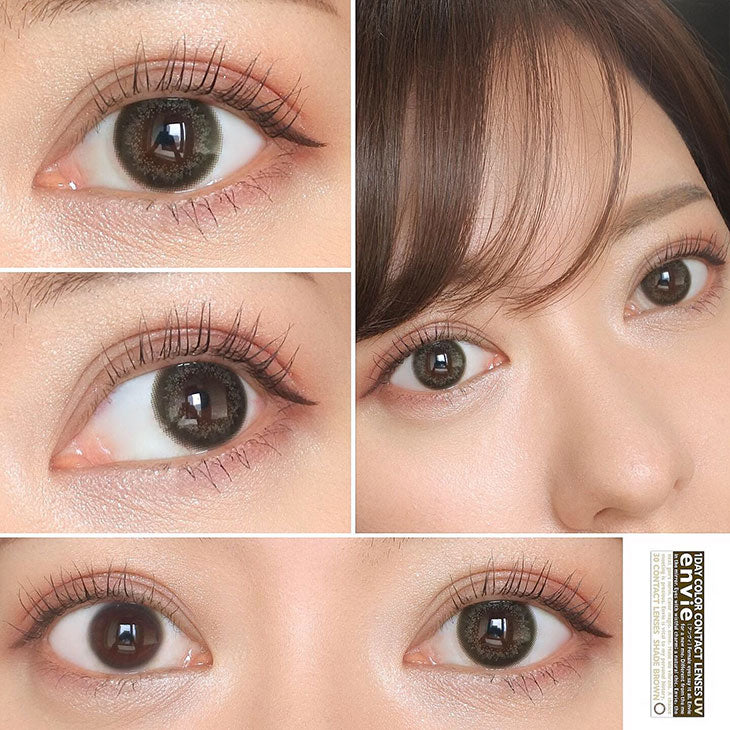 4盒$899｜日本Envie Shade Brown日拋30片裝