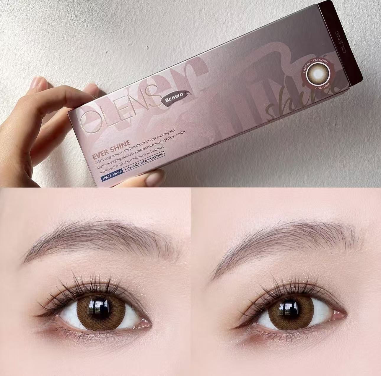 <2盒$318>｜韓國Olens Evershine Brown日拋20片裝