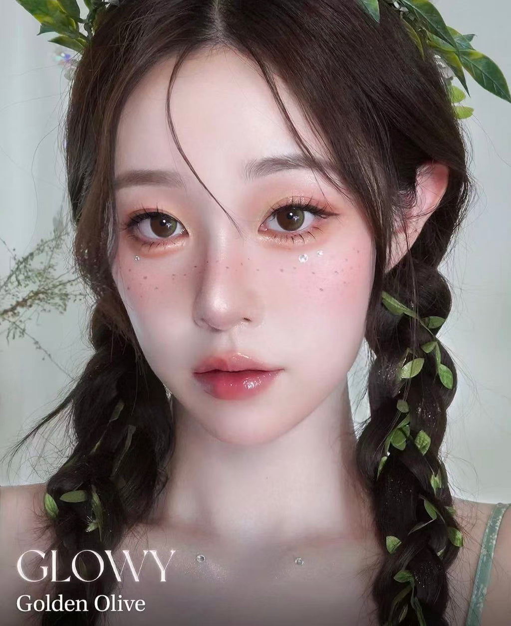 <2盒$218>｜韓國Olens Eyelighter Glowy Golden Olive日拋10片裝