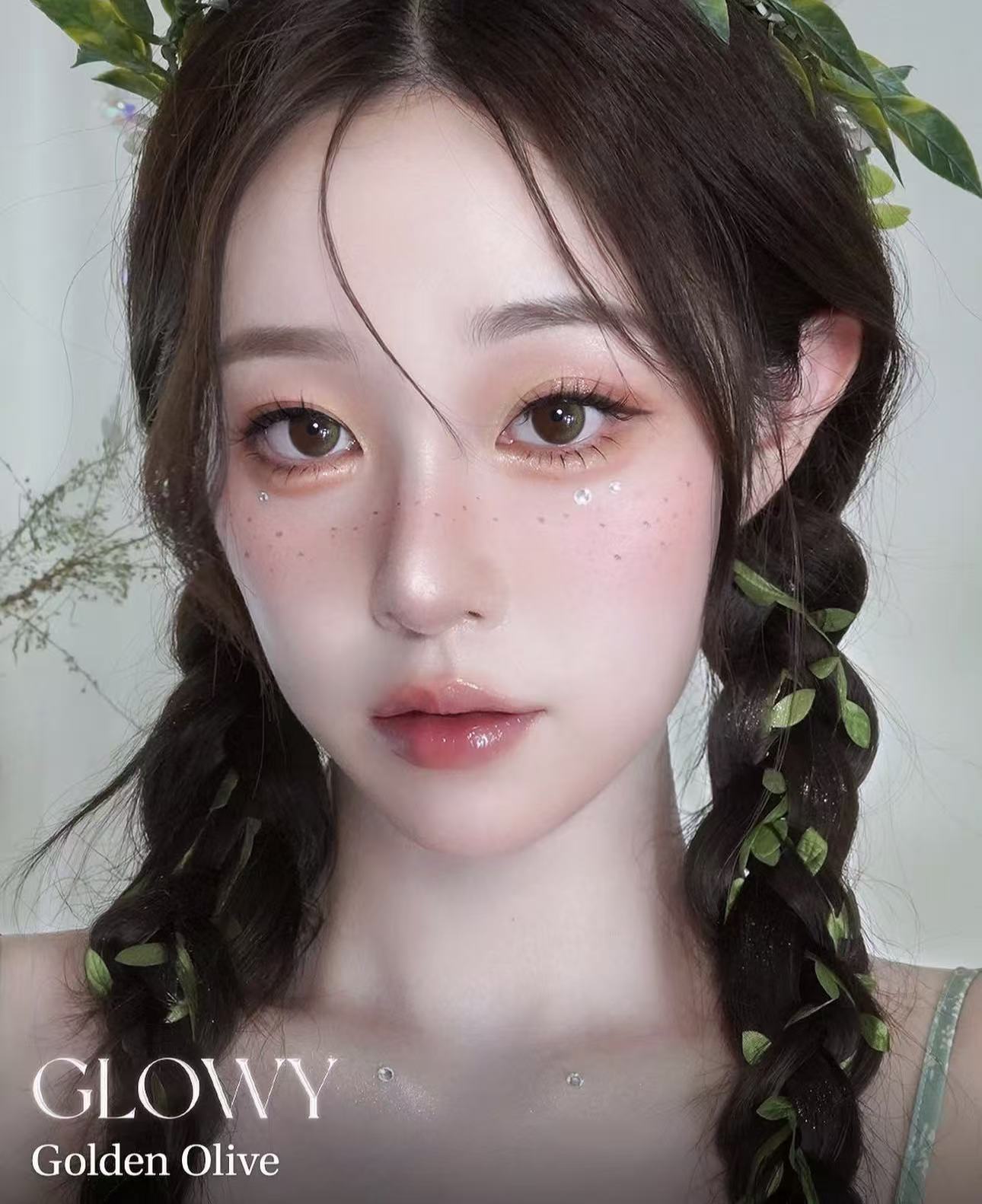 <2盒$218>｜韓國Olens Eyelighter Glowy Golden Olive日拋10片裝