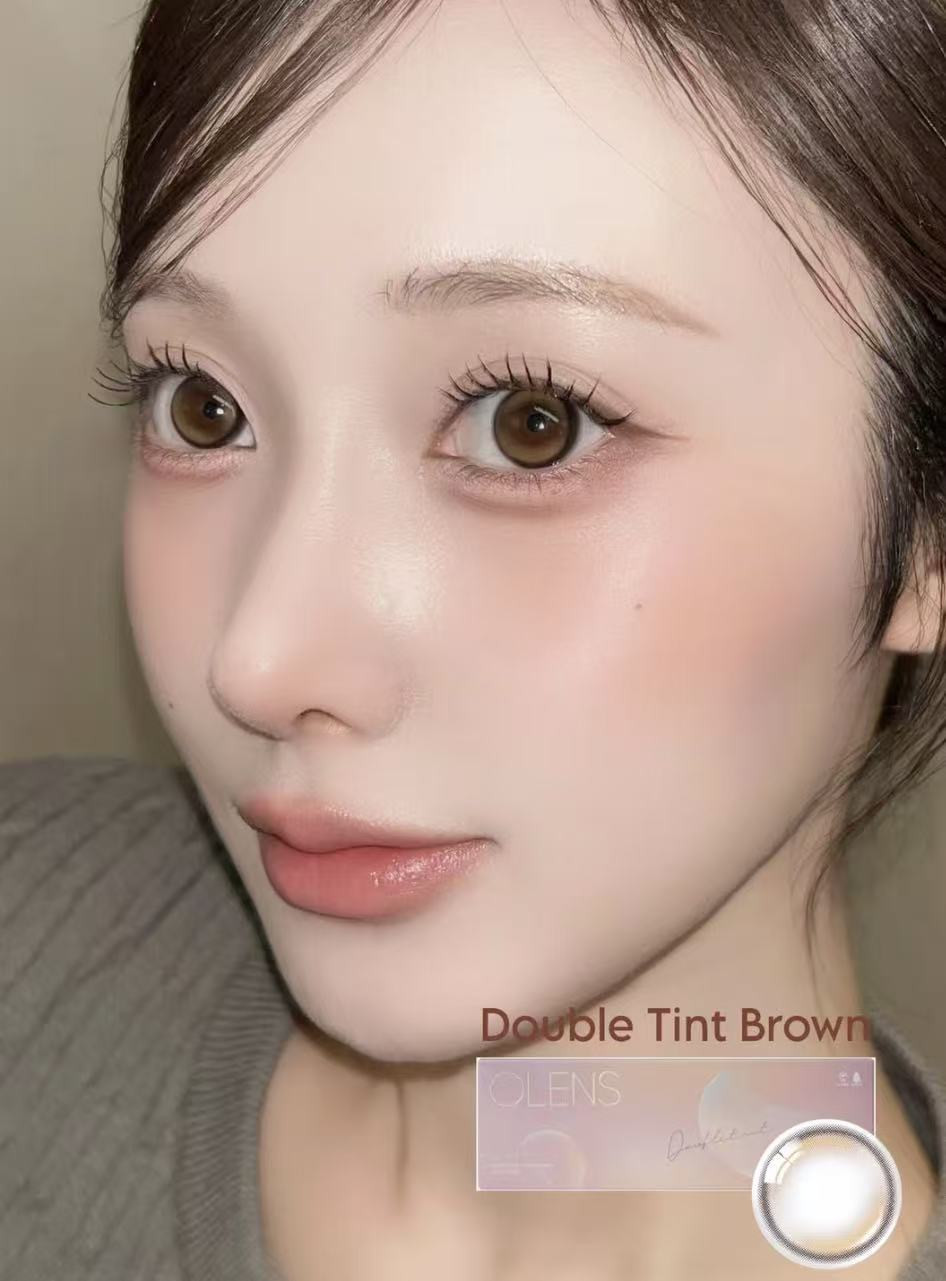 <2盒$158>｜韓國Olens Double Tint Brown月拋2片裝