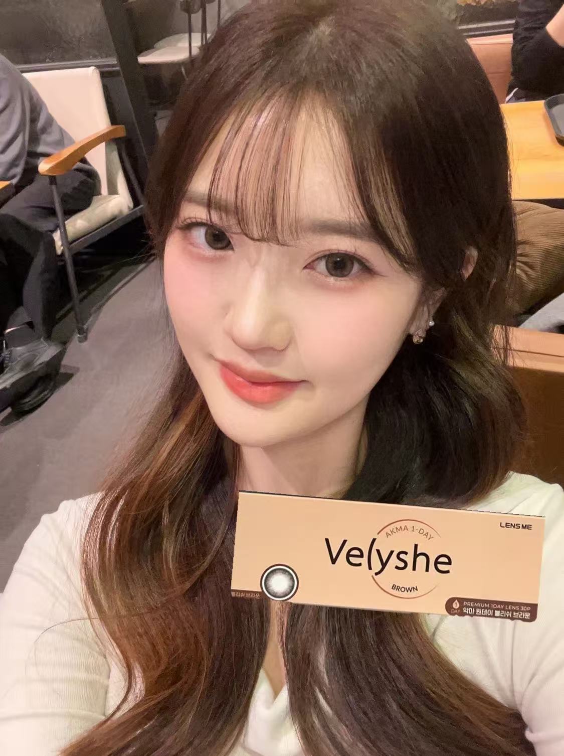 4盒$636｜韓國Lensme Velyshe Brown日拋30片裝