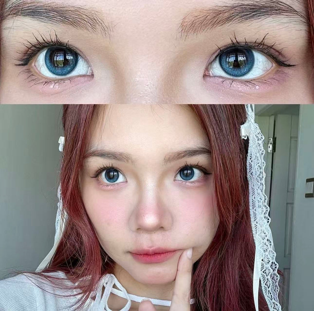 <2盒$218>｜韓國Olens Eyelighter Glowy Sapphire Blue日拋10片裝