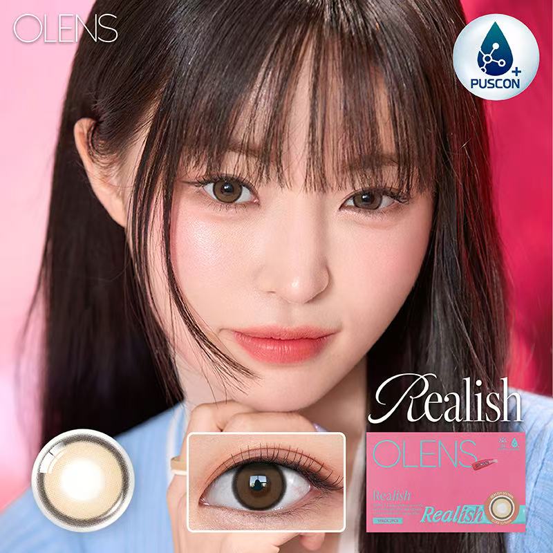 <2盒$195>｜韓國Olens Realish Brown月拋2片裝
