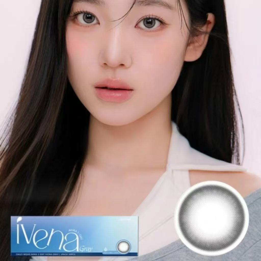 4盒$636｜韓國Lensme Ivena Gray日拋30片裝