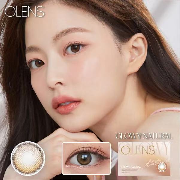 <2盒$158>｜韓國Olens Glowy Natural Latte月拋2片裝