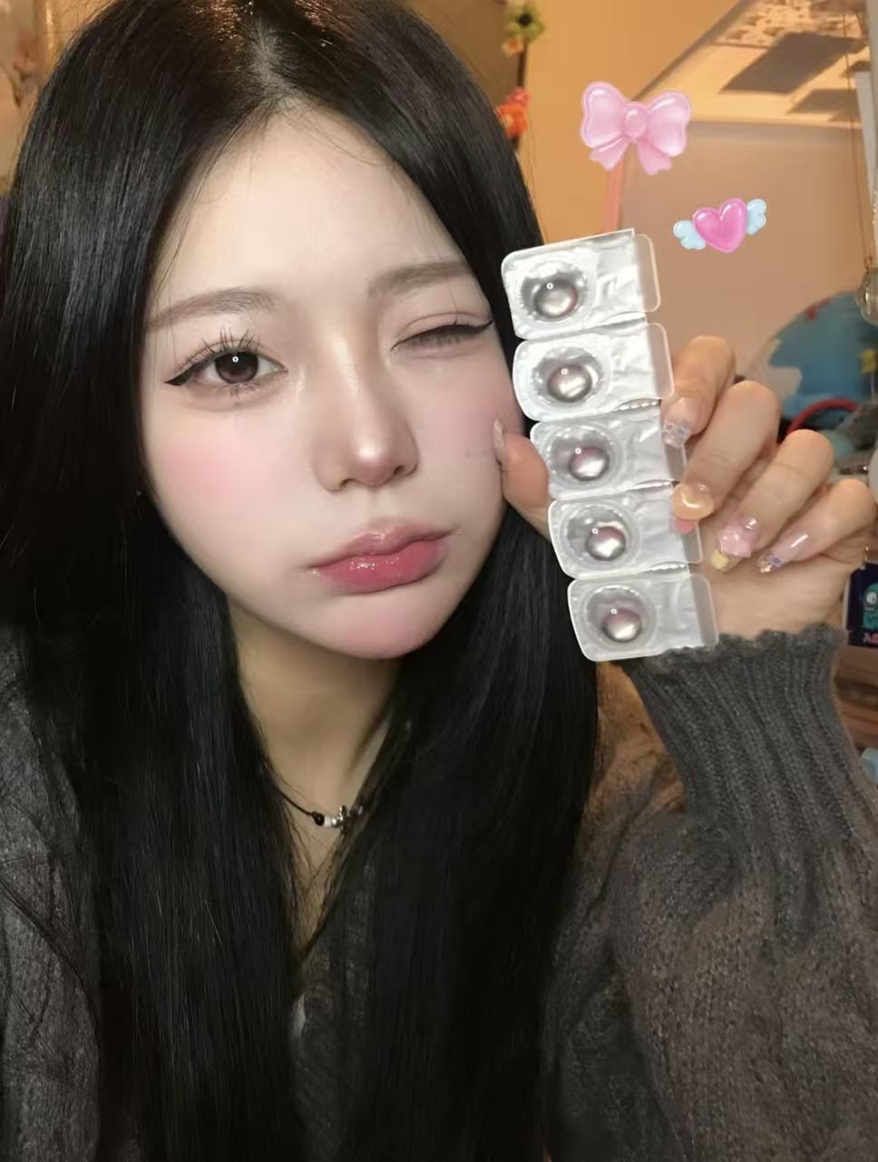 <2盒$250>｜日本Dewlit高光固定軸日拋10片裝