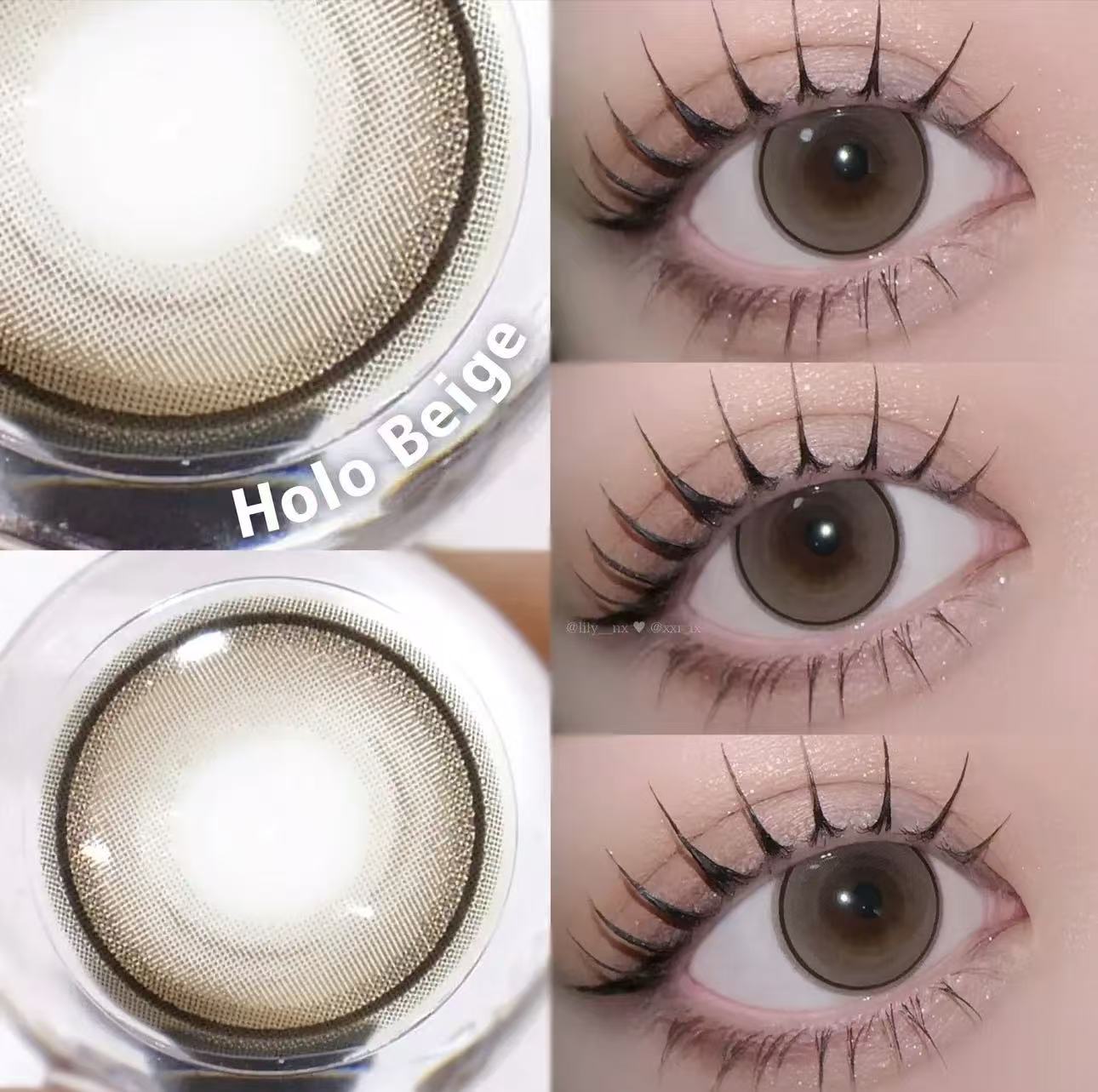 2盒$248｜日本Eye Closet Holo Beige月拋2片裝