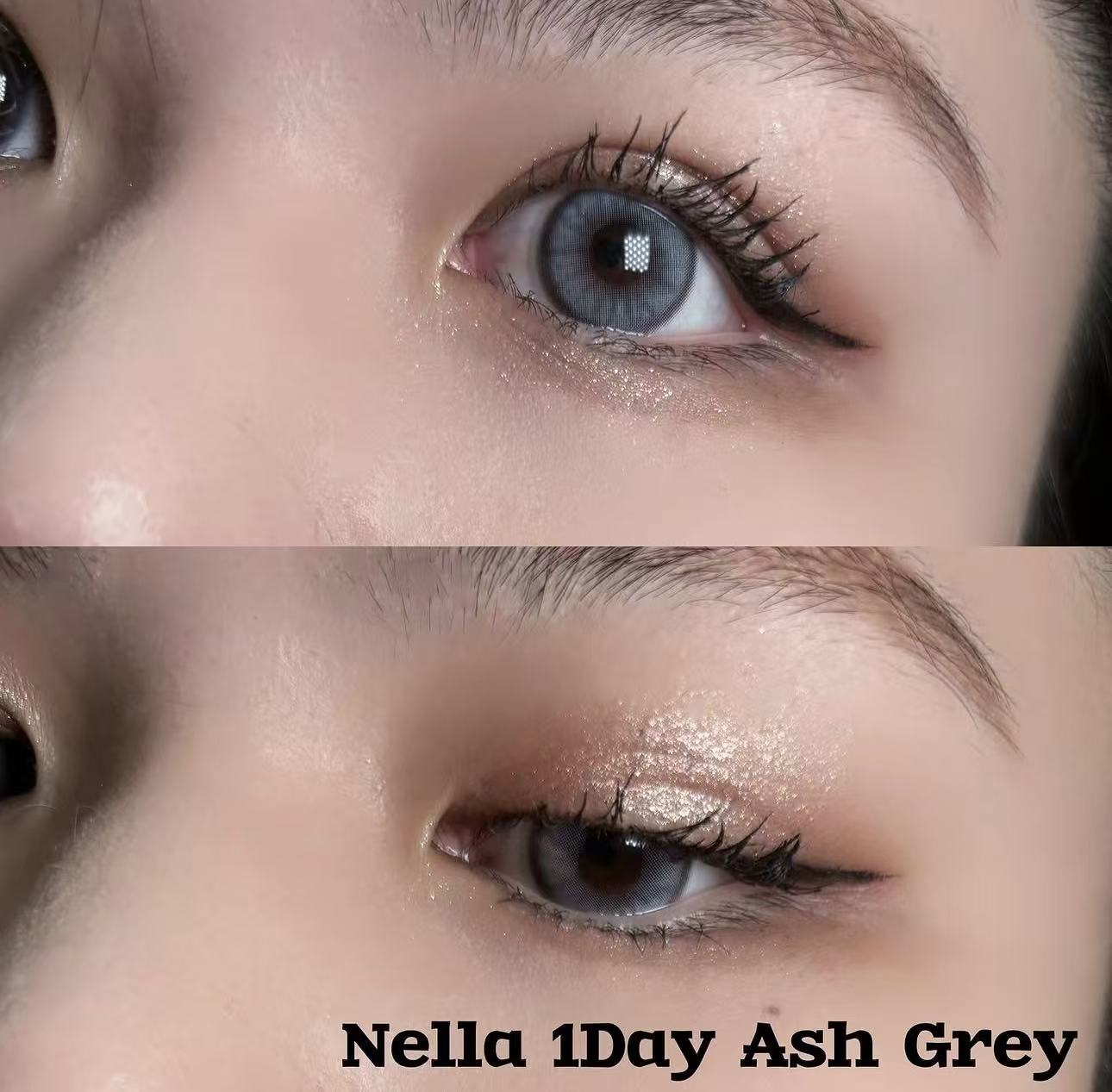 <2盒$158>｜韓國Olens Nella Ash Gray月拋2片裝