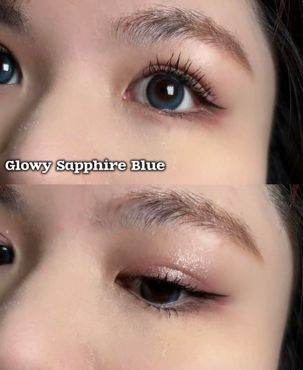 <2盒$218>｜韓國Olens Eyelighter Glowy Sapphire Blue日拋10片裝