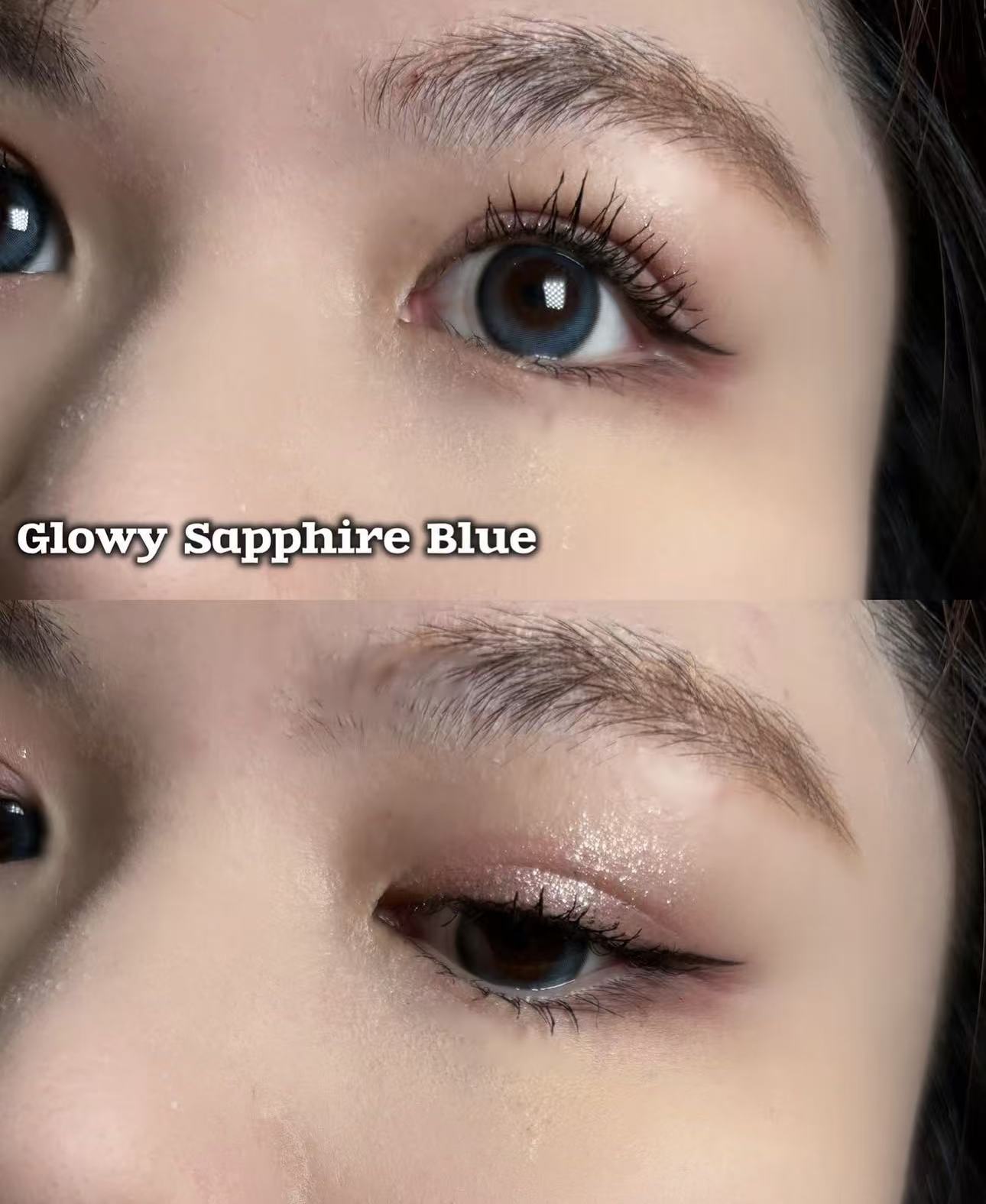 <2盒$218>｜韓國Olens Eyelighter Glowy Sapphire Blue日拋10片裝