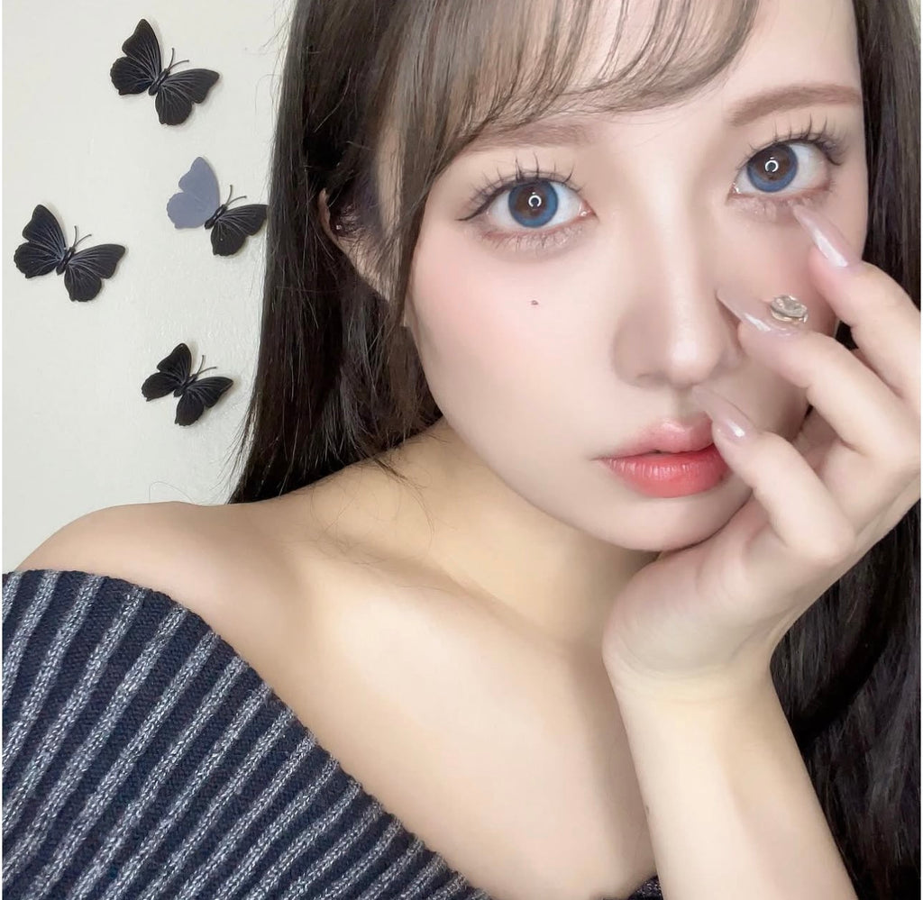<2盒$218>｜韓國Olens Eyelighter Glowy Sapphire Blue日拋10片裝