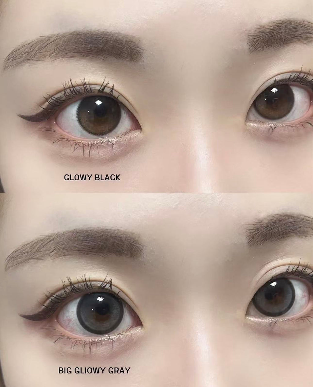 韓國Olens Eyelighter Glowy Black散光月拋1片裝