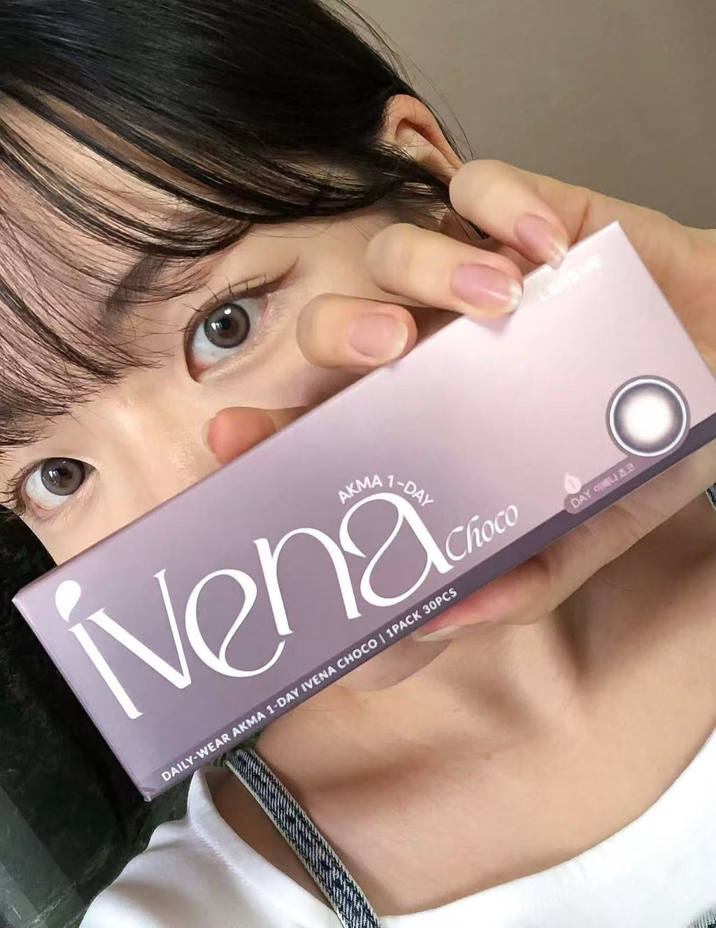 4盒$636｜韓國Lensme Ivena Choco日拋30片裝