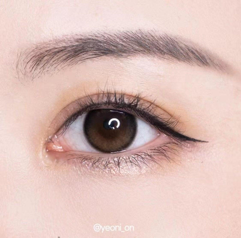 韓國Olens Eyelighter Glowy Black散光月拋1片裝