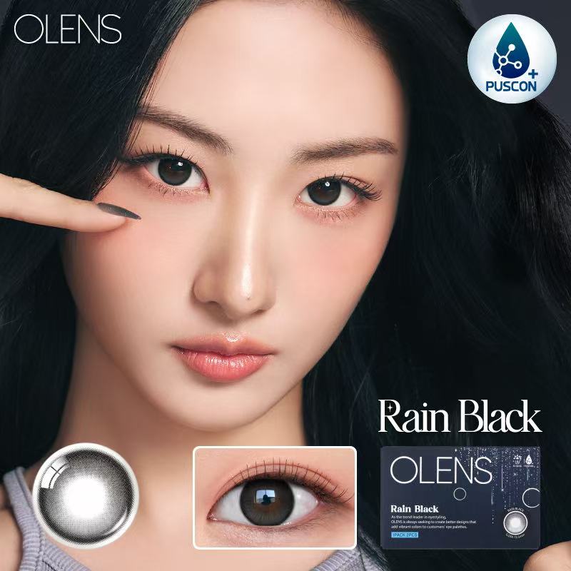 <2盒$195>｜韓國Olens Rain Black月拋2片裝