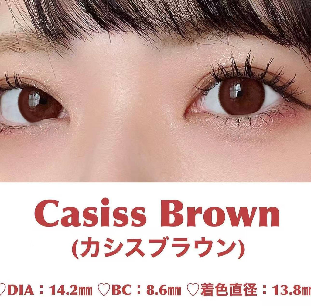 3盒$345｜日本Bambi Series Cassis Brown日拋10片裝