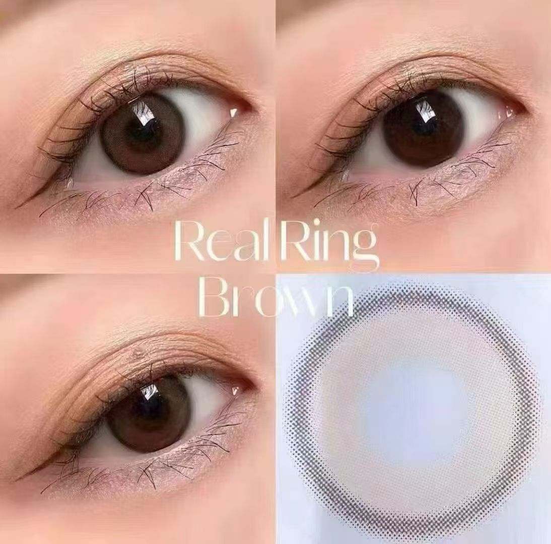 韓國Olens Realring Brown散光月拋1片裝