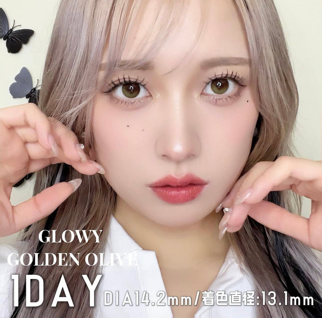 <2盒$218>｜韓國Olens Eyelighter Glowy Golden Olive日拋10片裝