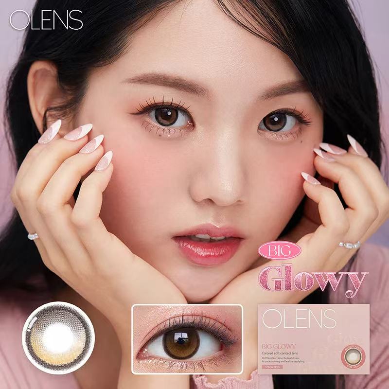<2盒$158>｜韓國Olens Big Glowy Hazel月拋2片裝
