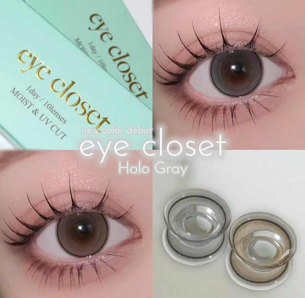2盒$248｜日本Eye Closet Holo Gray月拋2片裝