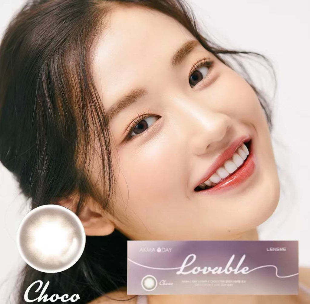 4盒$636｜韓國Lensme Lovable Choco日拋30片裝