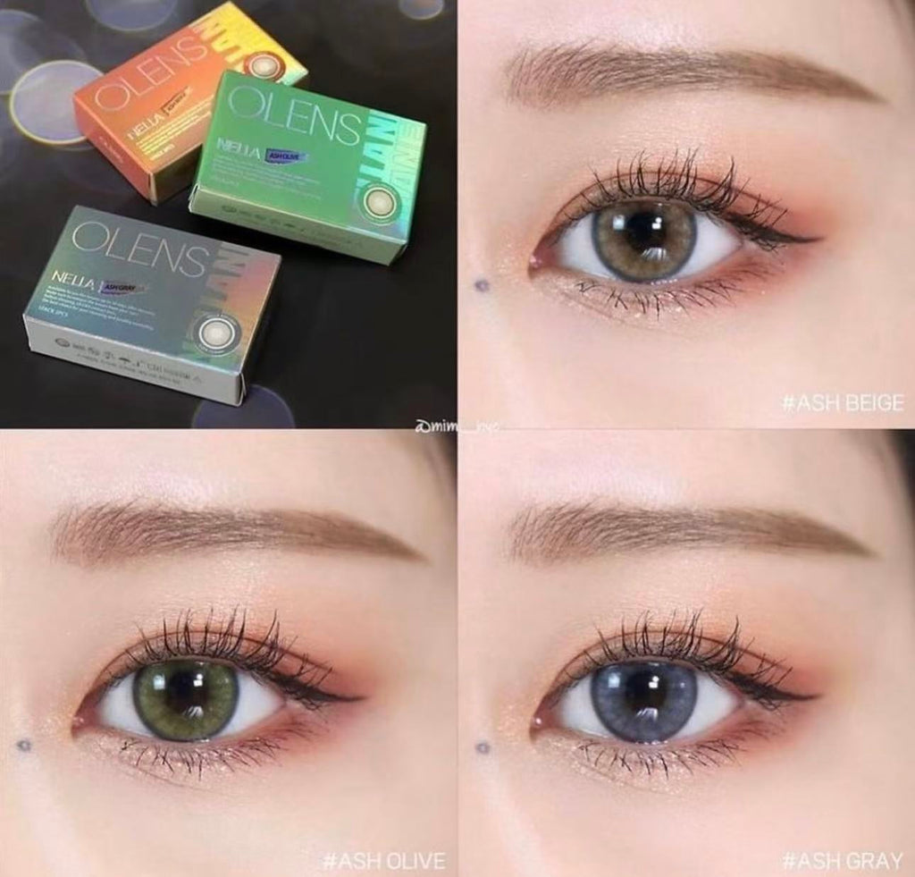 <2盒$158>｜韓國Olens Nella Ash Gray月拋2片裝