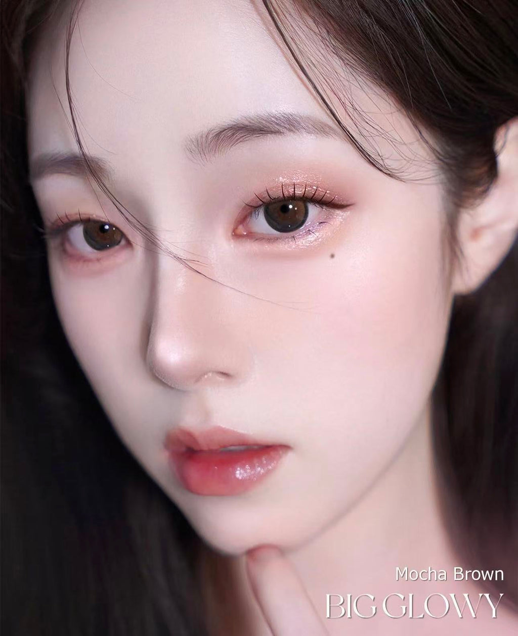 <2盒$158>｜韓國Olens Big Glowy Mocha Brown月拋2片裝