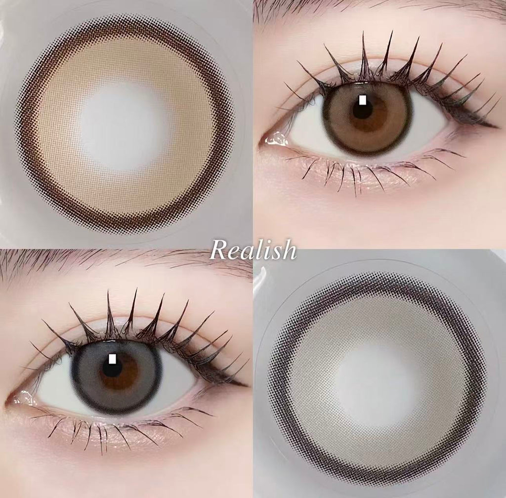 <2盒$195>｜韓國Olens Realish Brown月拋2片裝
