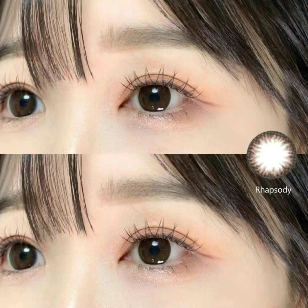 現貨700度｜Clalen Iris Rhapsody Brown 散裝10片日拋（無盒）