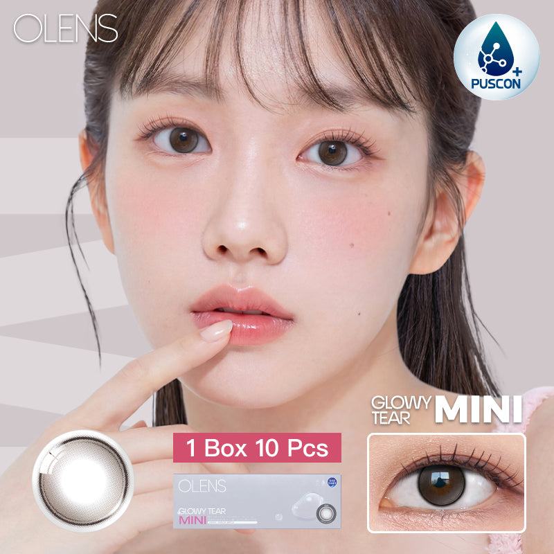 <2盒$218>零放大｜韓國Olens Glowy Tear Mini Gray日拋10片裝