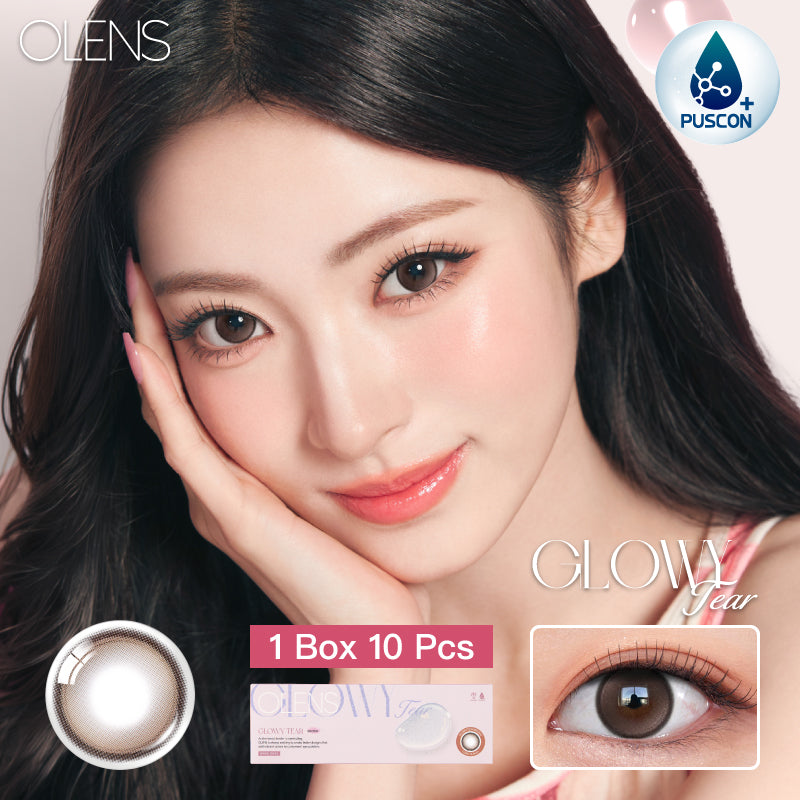 <2盒$218>｜韓國Olens Glowy Tear Brown日拋10片裝