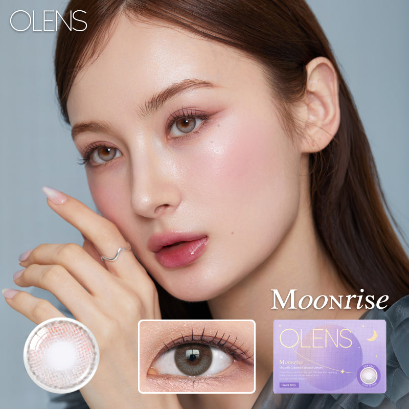 韓國休假活動｜韓國Olens Moonrise Dew Gray月拋2片裝