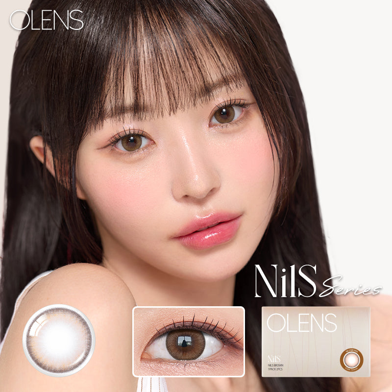 韓國休假活動｜韓國Olens Nils Brown月拋2片裝