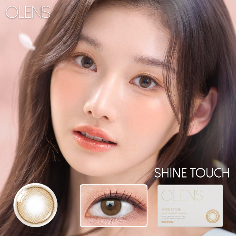 韓國休假活動｜韓國Olens Shine Touch Milky Brown月拋2片裝