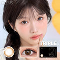 韓國休假活動｜韓國Olens Triple Brown月拋2片裝