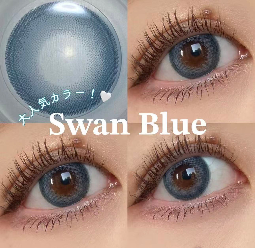 日本Bambi Series Swan Blue月拋2片裝