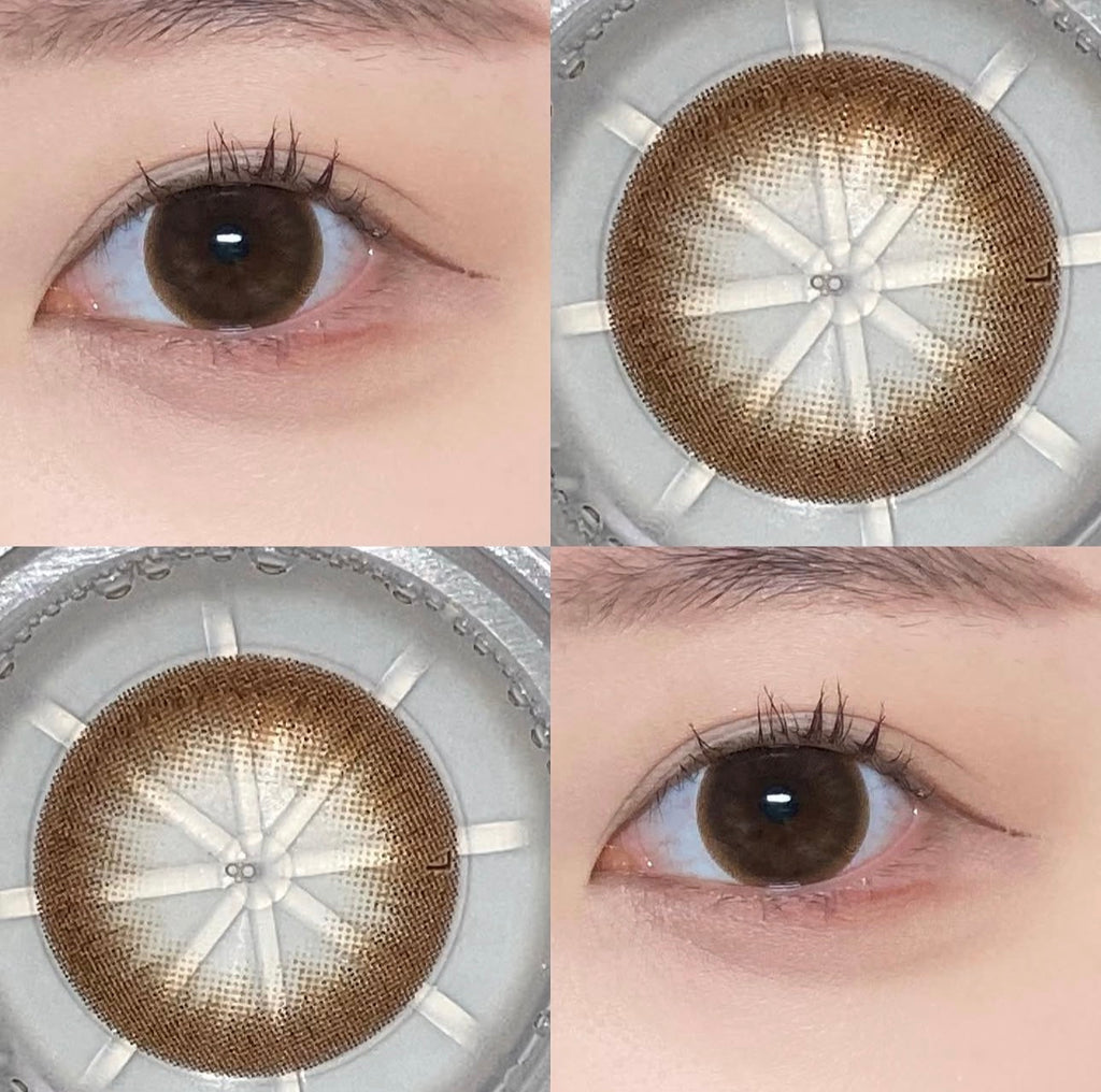 4盒$636｜韓國Lensme Grande Choco Brown日拋30片裝