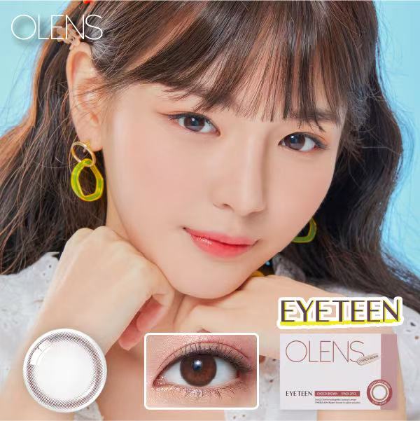 韓國休假活動｜韓國Olens Eyeteen Choco月拋2片裝