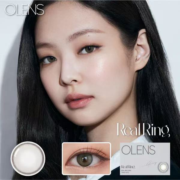 <2盒$158>｜韓國Olens Realring Gray月拋2片裝
