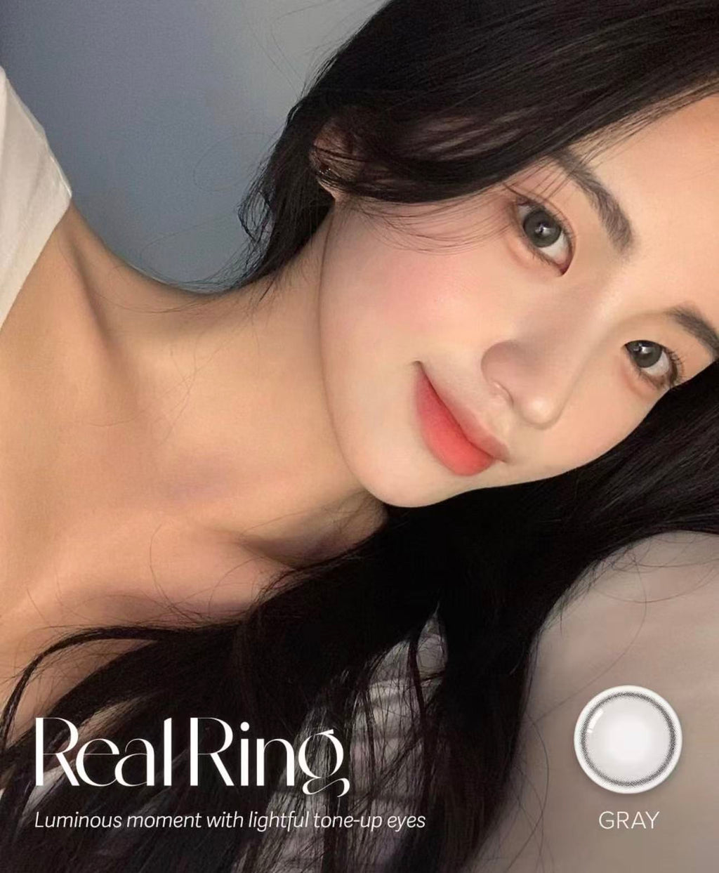 韓國Olens Realring Gray散光月拋1片裝