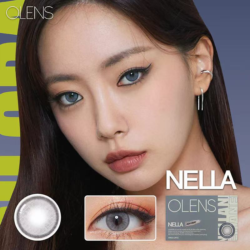 <2盒$158>｜韓國Olens Nella Ash Gray月拋2片裝