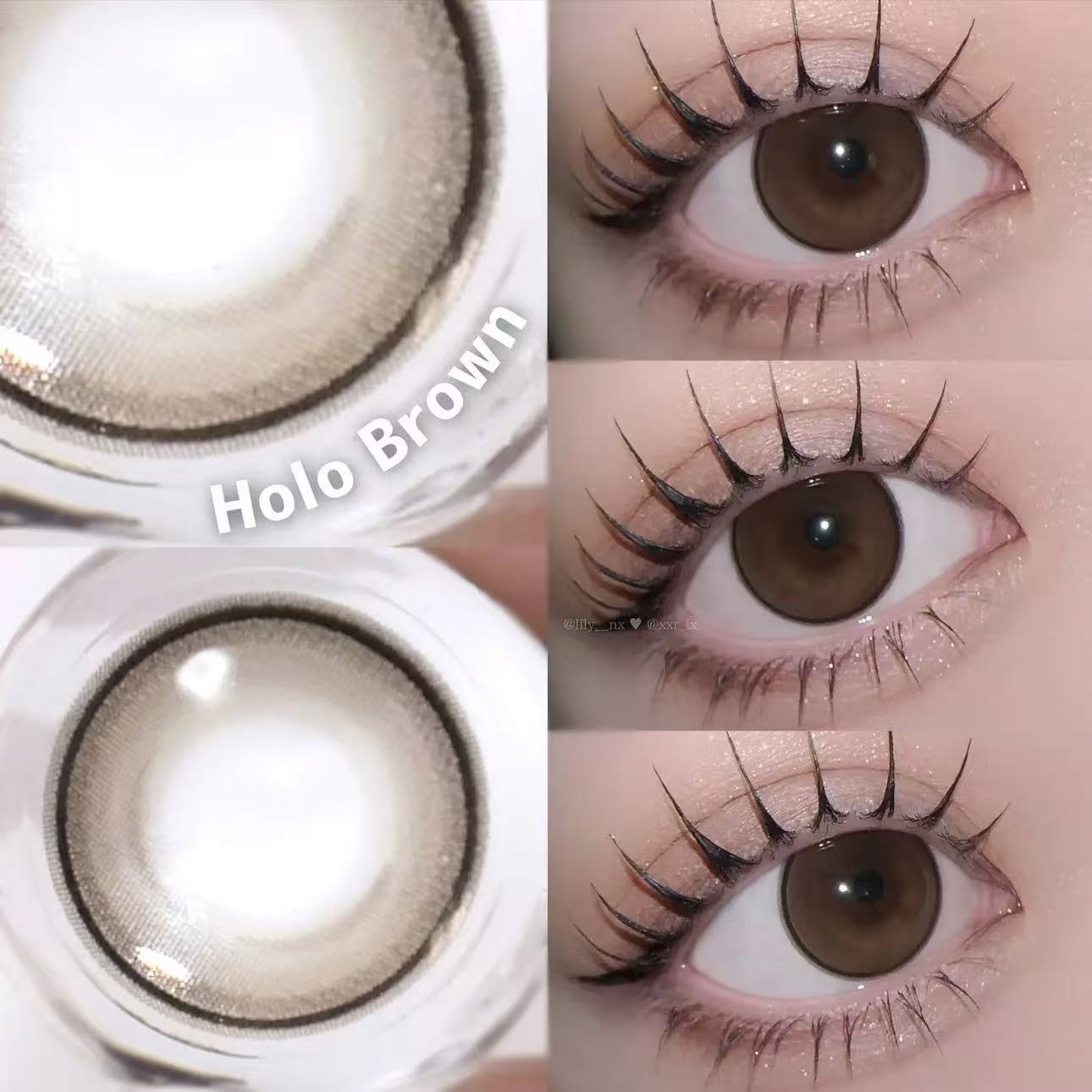 2盒$248｜日本Eye Closet Holo Brown月拋2片裝