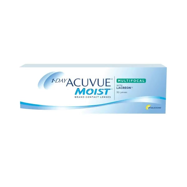 <4盒$992>｜ACUVUE Moist Multifocal 焦點老花漸進透明30片裝