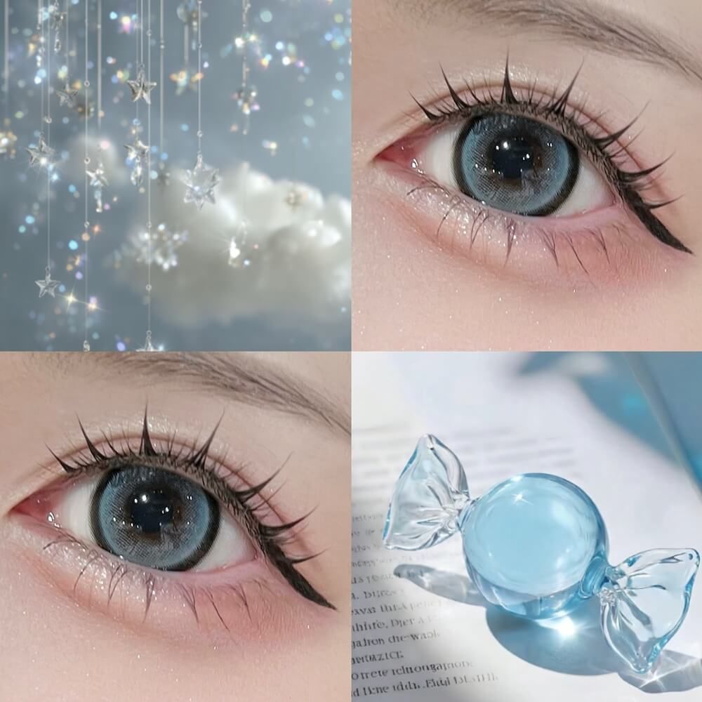 3盒$345｜日本Honey Kiss Candy Blue日拋10片裝