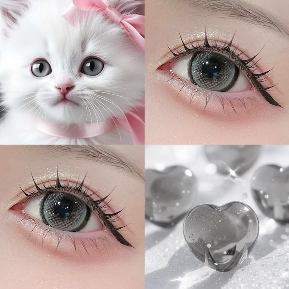 3盒$345｜日本Honey Kiss Candy Cat Gray月拋2片裝